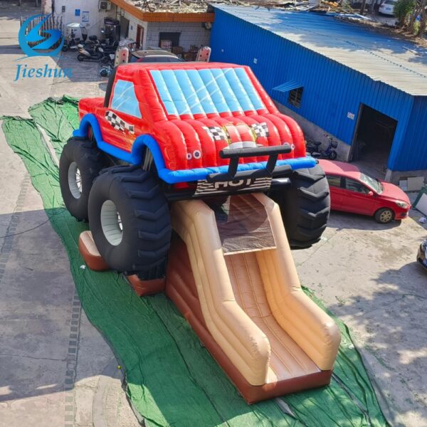 Commercial inflatable bouncer combo bouncy castle jumper bouncy toddler Monster Truck bounce house with water slides - Image 2