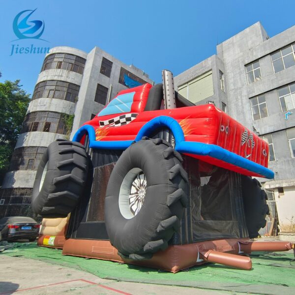 Commercial inflatable bouncer combo bouncy castle jumper bouncy toddler Monster Truck bounce house with water slides - Image 5