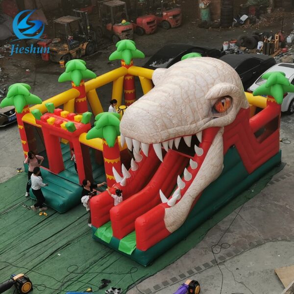 Inflatable Theme Park Outdoor dinosaur world Inflatable Bouncy Castle Inflatable Fun City bounce house Playground for sale