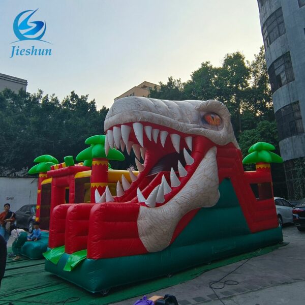 Inflatable Theme Park Outdoor dinosaur world Inflatable Bouncy Castle Inflatable Fun City bounce house Playground for sale - Image 4
