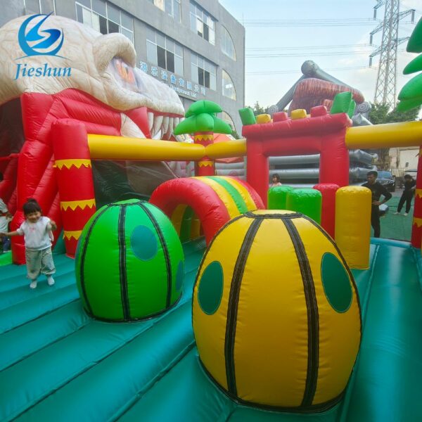 Inflatable Theme Park Outdoor dinosaur world Inflatable Bouncy Castle Inflatable Fun City bounce house Playground for sale - Image 6