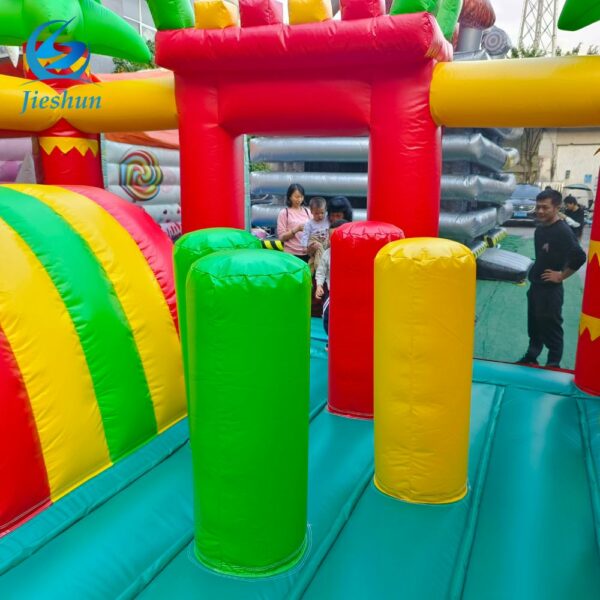 Inflatable Theme Park Outdoor dinosaur world Inflatable Bouncy Castle Inflatable Fun City bounce house Playground for sale - Image 7