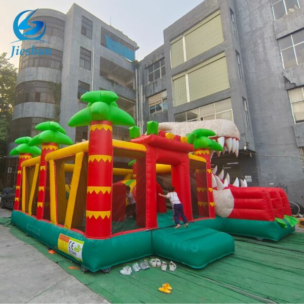 Inflatable Theme Park Outdoor dinosaur world Inflatable Bouncy Castle Inflatable Fun City bounce house Playground for sale - Image 5