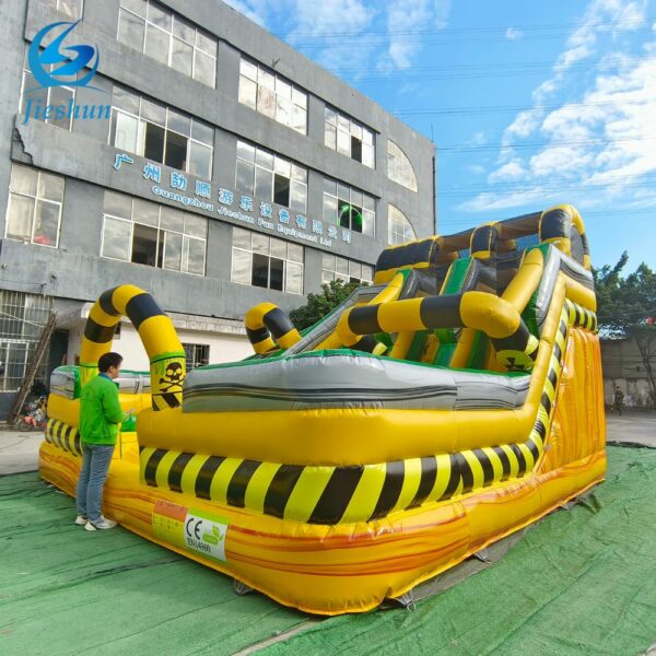 Commercial inflatable Bouncy Castle obstacle game course outdoor inflatable obstacle with slide - Image 5