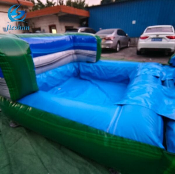 Outdoor Playground Adult Commercial Palm Tree Blue Inflatable Water Slide PVC Inflatable Bounce House Waterslide For Sale - Image 6