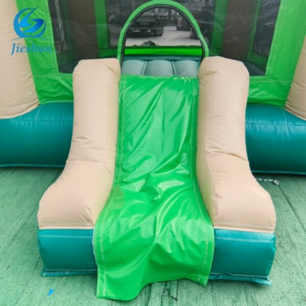 Hot sale mini green jungle bouncer 4x4m inflatable bounce jumping house inflatable castle for kids                      - Image 6