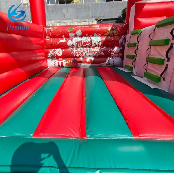 New design christmas decorations outdoor inflatable bouncer castle with slide bounce house combo jumper bouncy castle - Image 8