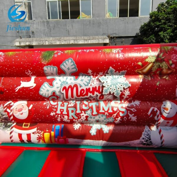 New design christmas decorations outdoor inflatable bouncer castle with slide bounce house combo jumper bouncy castle - Image 9
