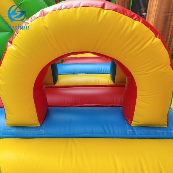 Jungle forest inflatable trampoline commercial inflatable bounce house with slide bouncy castle for rental inflatable slide - Image 7
