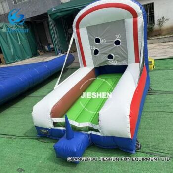 Commercial Inflatable Baseball Challenge – Heavy-Duty 8ft Tall Design | Perfect for Fairs & School Carnivals | B2B Rental Ready