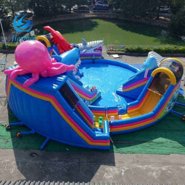 Aqua World Commercial Water Park –  Multi-Activity Inflatable | Heavy-Duty 0.55mm PVC | B2B Customization & Bulk Pricing - Image 5