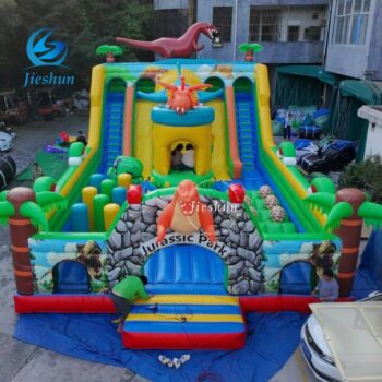 Large Inflatable Bouncy Castle for Kids - Outdoor Playground with Slide, Safe & Durable