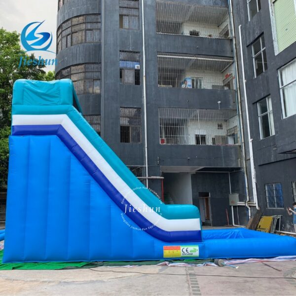 Large Inflatable Water Slide for Backyard - Double Lane Splash Slide with Climbing Wall & Pool - Image 4